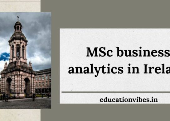 Eligibility & Fees for MSc Business Analytics in Ireland