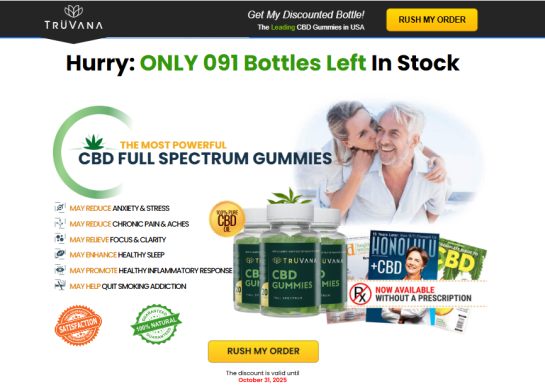 TruVana CBD Gummies Reviews – (Expert Analysis Report!) Official Website Results Before Buy