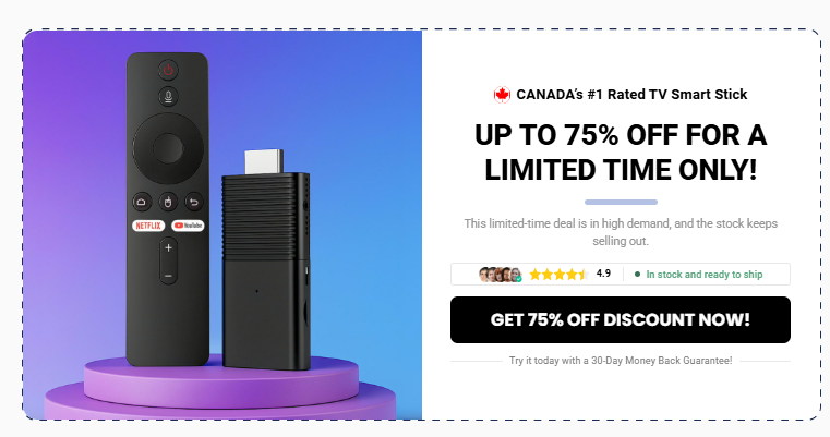 Flixy Stick Canada Reviews 2025: I Tried it for 45-Days – My Detailed Review!