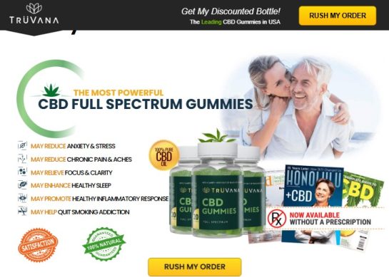 TruVana CBD Gummies Reviews – [Hot in 2025] Reduce Pain, Ease Anxiety & Sleep Soundly!