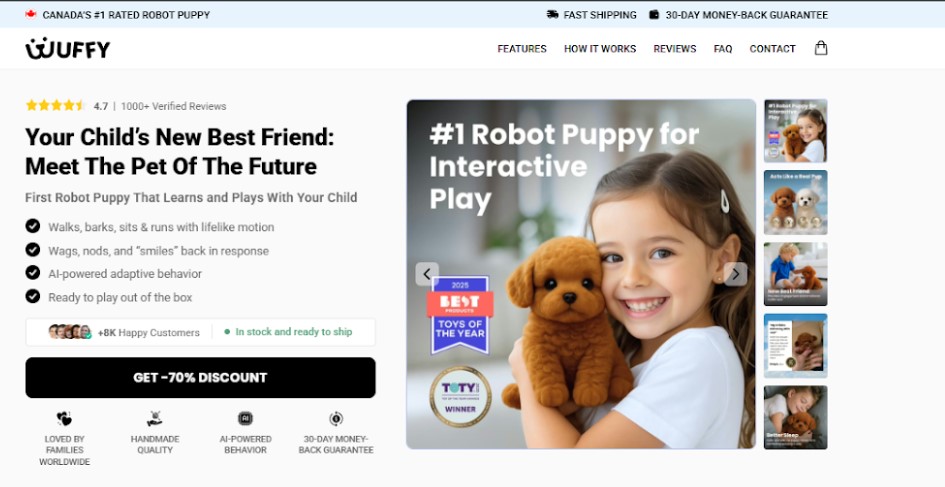 Wuffy Robot Puppy Canada – (Shocking Review) See What Families Really Think!