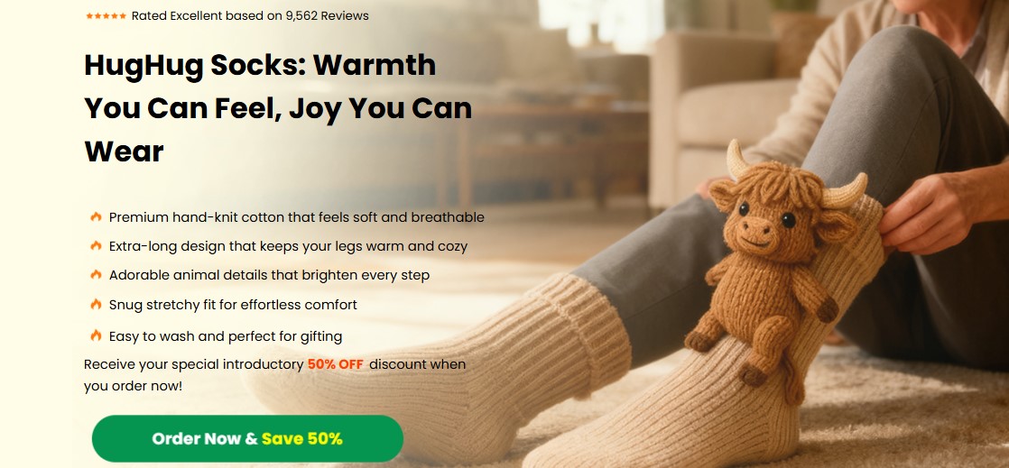Vueeze HugHug Socks – (Expert Analysis) Are These Ultra-Comfort “Hug Socks” Worth Buying?